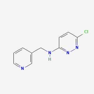 molecular formula C10H9ClN4 B3368456 6-chloro-N-(pyridin-3-ylmethyl)pyridazin-3-amine CAS No. 211555-75-8
