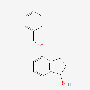 4-(benzyloxy)-2,3-dihydro-1H-inden-1-ol
