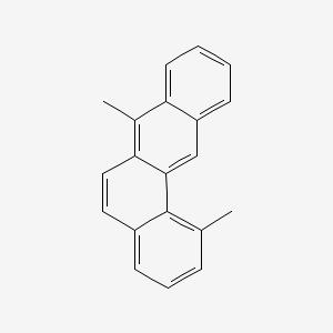 molecular formula C20H16 B3368509 Benz(a)anthracene, 1,7-dimethyl- CAS No. 21297-20-1