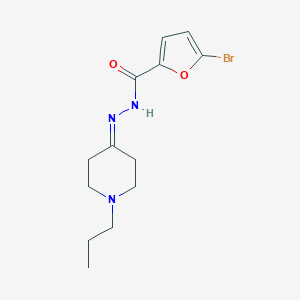 molecular formula C13H18BrN3O2 B336858 5-bromo-N'-(1-propyl-4-piperidinylidene)-2-furohydrazide 