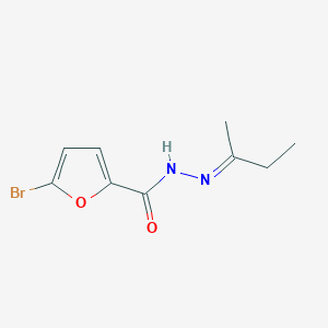 molecular formula C9H11BrN2O2 B336860 5-bromo-N'-[(2E)-butan-2-ylidene]furan-2-carbohydrazide 