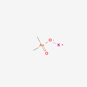 molecular formula C2H6AsKO2 B3368605 Potassium cacodylate CAS No. 21416-85-3