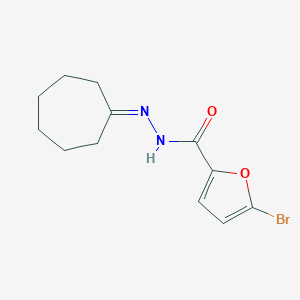 molecular formula C12H15BrN2O2 B336863 5-bromo-N'-cycloheptylidene-2-furohydrazide 