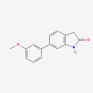 6-(3-Methoxyphenyl)-1,3-dihydroindol-2-one