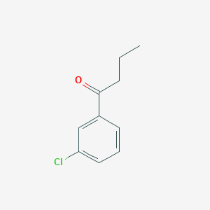 molecular formula C10H11ClO B3368660 1-(3-Chlorophenyl)butan-1-one CAS No. 21550-08-3