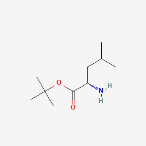 molecular formula C10H21NO2 B3368728 tert-butyl (2S)-2-amino-4-methylpentanoate CAS No. 21691-53-2
