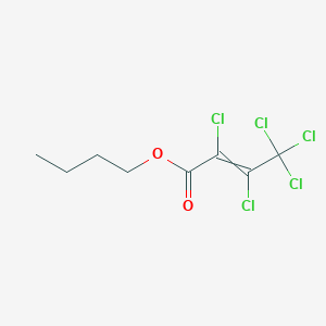 2-Butenoic acid, 2,3,4,4,4-pentachloro-, butyl ester