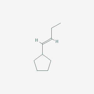 molecular formula C9H16 B3368821 1-Butenylcyclopentane CAS No. 219726-62-2