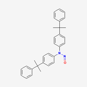 molecular formula C30H30N2O B3368865 4-(1-Methyl-1-phenylethyl)-N-(4-(1-methyl-1-phenylethyl)phenyl)-N-nitrosoaniline CAS No. 22038-40-0