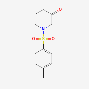 molecular formula C12H15NO3S B3368866 1-Tosylpiperidine-3-one CAS No. 220384-55-4
