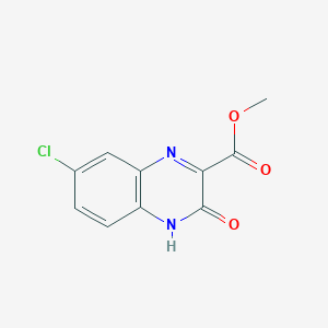 molecular formula C10H7ClN2O3 B3368908 Methyl 7-chloro-3-oxo-3,4-dihydroquinoxaline-2-carboxylate CAS No. 221167-38-0