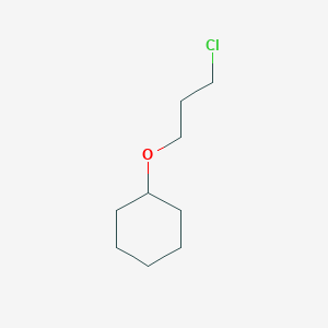 molecular formula C9H17ClO B3368912 (3-Chloropropoxy)cyclohexane CAS No. 221194-62-3