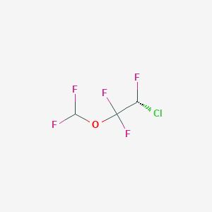 molecular formula C3H2ClF5O B3368929 (R)-恩氟烷 CAS No. 22194-22-5