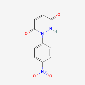 molecular formula C10H7N3O4 B3368930 6-Hydroxy-2-(4-nitrophenyl)-3(2h)-pyridazinone CAS No. 22202-90-0
