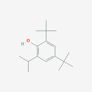 molecular formula C17H28O B3369001 2,4-DI-T-Butyl-6-isopropylphenol CAS No. 22354-52-5