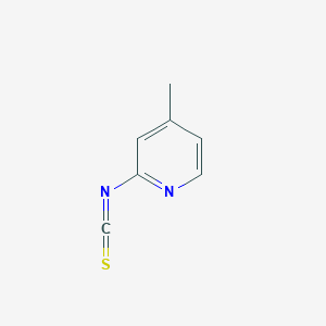 molecular formula C7H6N2S B3369044 2-Isothiocyanato-4-methylpyridine CAS No. 22400-44-8