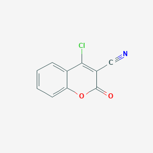 molecular formula C10H4ClNO2 B3369049 4-Chloro-2-oxo-2H-chromene-3-carbonitrile CAS No. 22408-61-3