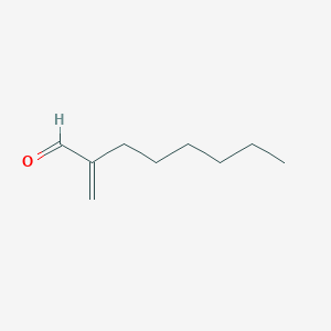 molecular formula C9H16O B3369056 2-亚甲基辛醛 CAS No. 22414-64-8