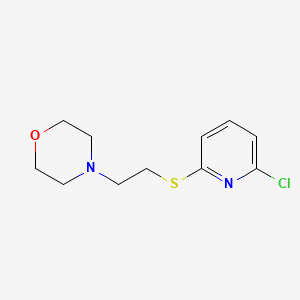 molecular formula C11H15ClN2OS B3369075 Fopirtoline CAS No. 22514-23-4