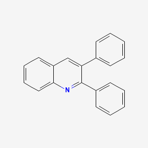 molecular formula C21H15N B3369077 2,3-Diphenylquinoline CAS No. 22514-82-5