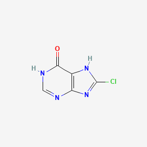 molecular formula C5H3ClN4O B3369119 8-Chlorohypoxanthine CAS No. 22712-29-4