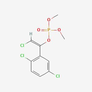 molecular formula C10H10Cl3O4P B3369134 2-Chloro-1-(2,5-dichlorophenyl)vinyl dimethyl phosphate CAS No. 2274-69-3