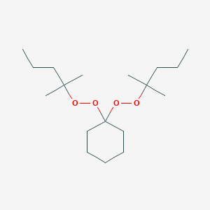 molecular formula C18H36O4 B3369142 1,1-Bis[(2-methylpentan-2-YL)peroxy]cyclohexane CAS No. 22743-71-1