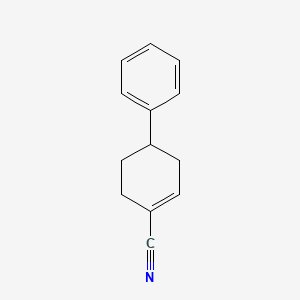 molecular formula C13H13N B3369146 4-Phenylcyclohex-1-ene-1-carbonitrile CAS No. 22748-63-6