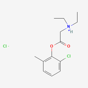 molecular formula C13H19Cl2NO2 B3369176 N,N-Diethylglycine 6-chloro-o-tolyl ester hydrochloride CAS No. 2283-49-0