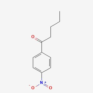 molecular formula C11H13NO3 B3369187 1-(4-Nitrophenyl)pentan-1-one CAS No. 22857-30-3