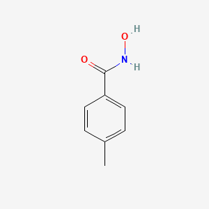molecular formula C8H9NO2 B3369340 N-hydroxy-4-methylbenzamide CAS No. 2318-82-3