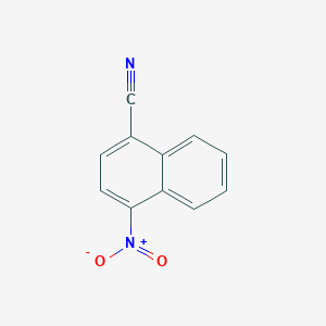molecular formula C11H6N2O2 B3369362 4-Nitronaphthalene-1-carbonitrile CAS No. 23245-63-8
