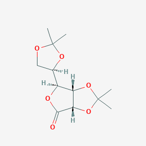 molecular formula C12H18O6 B3369373 2,3:5,6-二-O-异丙基-D-塔罗糖酸-1,4-内酯 CAS No. 23262-80-8