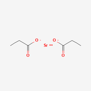molecular formula C6H10O4S B3369381 Dipropionic acid strontium salt CAS No. 23287-50-5