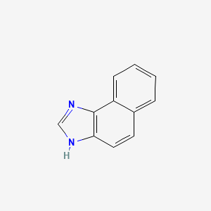 molecular formula C11H8N2 B3369389 1H-萘并[1,2-d]咪唑 CAS No. 233-53-4