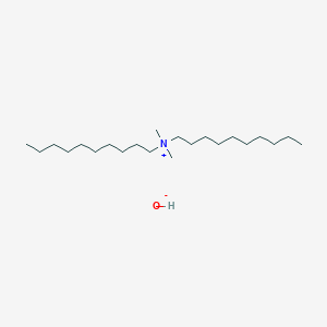 molecular formula C22H49NO B3369421 N-Decyl-N,N-dimethyldecan-1-aminium hydroxide CAS No. 23381-52-4