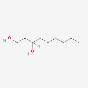 molecular formula C9H20O2 B3369438 1,3-Nonanediol CAS No. 23433-07-0