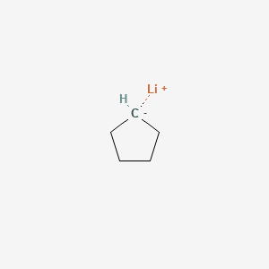 molecular formula C5H9Li B3369451 Lithium cyclopentanide CAS No. 23473-12-3