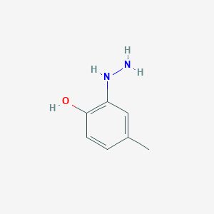 molecular formula C7H10N2O B3369469 2-Hydrazinyl-4-methylphenol CAS No. 235759-30-5