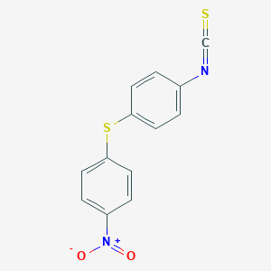 molecular formula C13H8N2O2S2 B033695 4-Isothiocyanato-4'-nitrodiphenyl sulfide CAS No. 19822-35-6