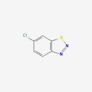 molecular formula C6H3ClN2S B3369503 6-Chloro-1,2,3-benzothiadiazole CAS No. 23644-01-1