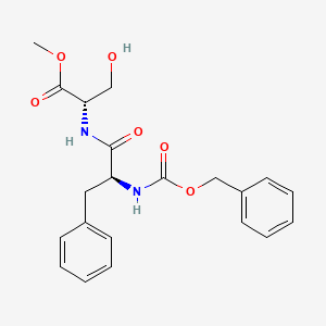 molecular formula C21H24N2O6 B3369546 Z-Phe-ser-ome CAS No. 23828-09-3