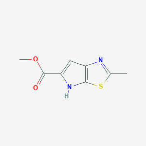 methyl 2-methyl-4H-pyrrolo[3,2-d][1,3]thiazole-5-carboxylate