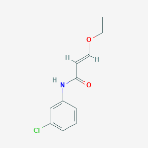 molecular formula C11H12ClNO2 B3369580 N-(3-Chloro-phenyl)-3-ethoxy-acrylamide CAS No. 23980-99-6