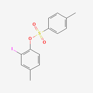 molecular formula C14H13IO3S B3369591 2-Iodo-4-methylphenyl 4-methylphenylsulfonate CAS No. 24045-96-3