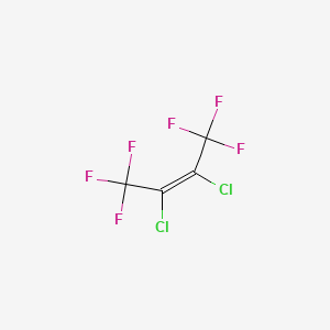 molecular formula C4Cl2F6 B3369632 (Z)-2,3-Dichlorohexafluoro-2-butene CAS No. 2418-22-6