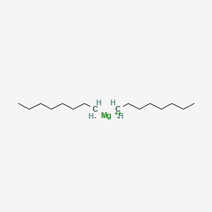 molecular formula C16H34Mg B3369642 Magnesium, dioctyl- CAS No. 24219-37-2