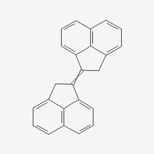 molecular formula C24H16 B3369686 2-(2H-acenaphthylen-1-ylidene)-1H-acenaphthylene CAS No. 2435-82-7