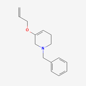 molecular formula C15H19NO B3369719 5-Allyloxy-1-benzyl-1,2,3,6-tetrahydro-pyridine CAS No. 244056-95-9