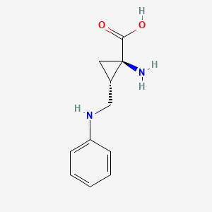 (1R,2S)-1-Amino-2-(anilinomethyl)cyclopropane-1-carboxylic acid
